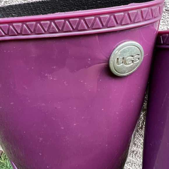 UGG Shaye Rain Boots Womens Size 6 Purple Shoes Boots - Picture 6 of 8